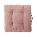 Sierra Cotton Velvet Seat Cushion Dusty Rose