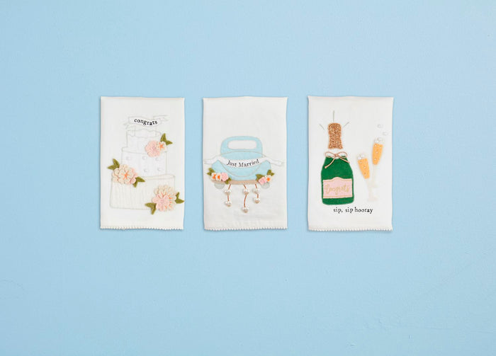 Sip Hooray Wedding Towel - Madison's Niche