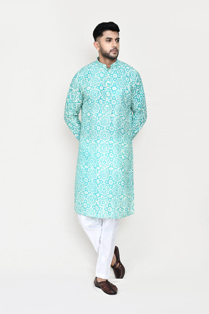 Sky Blue Royan Kurta Set