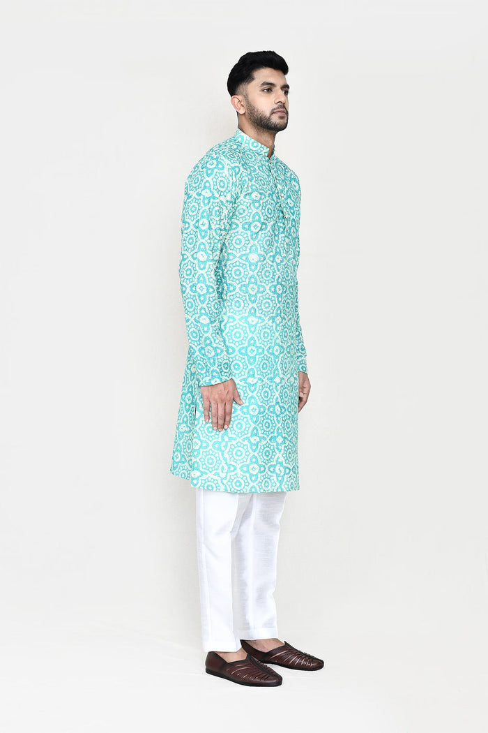 Sky Blue Royan Kurta Set