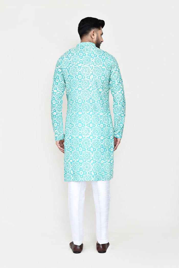 Sky Blue Royan Kurta Set