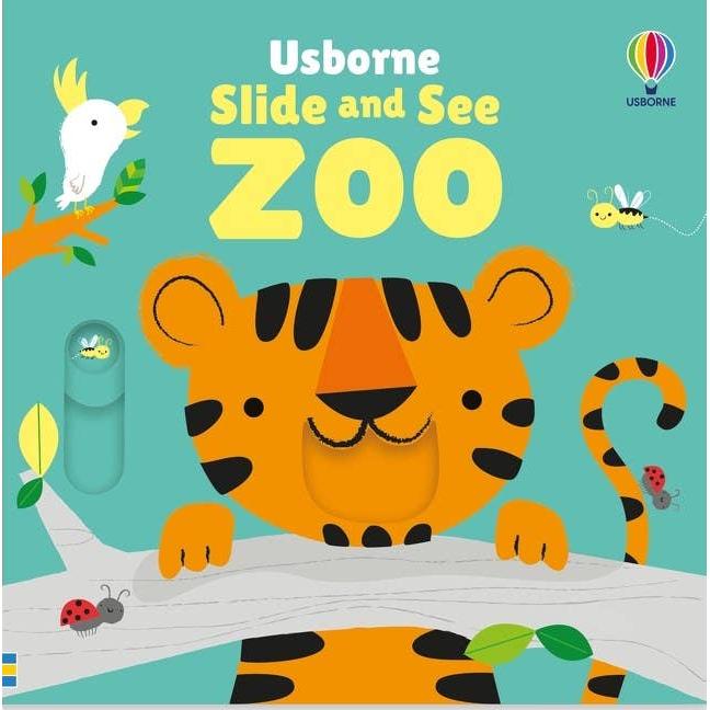 HarperCollins - Slide And See Zoo Board Book-Books-Posh Baby