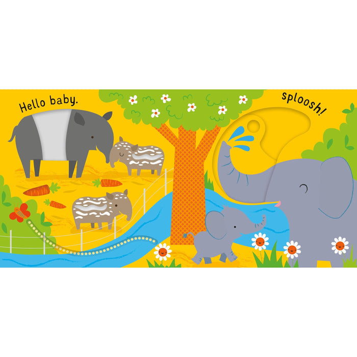 HarperCollins - Slide And See Zoo Board Book-Books-Posh Baby