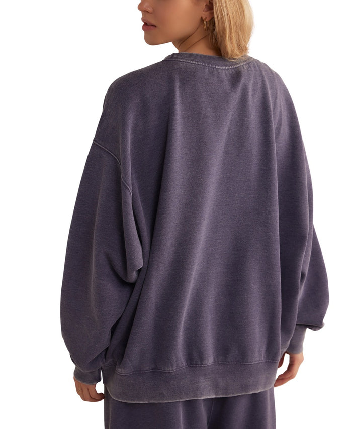 Slow it Down Pullover in Peacoat - Madison's Niche
