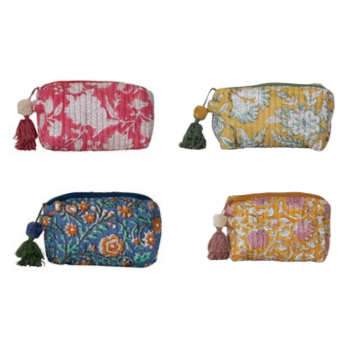 Small Block Zip Pouch - Madison's Niche