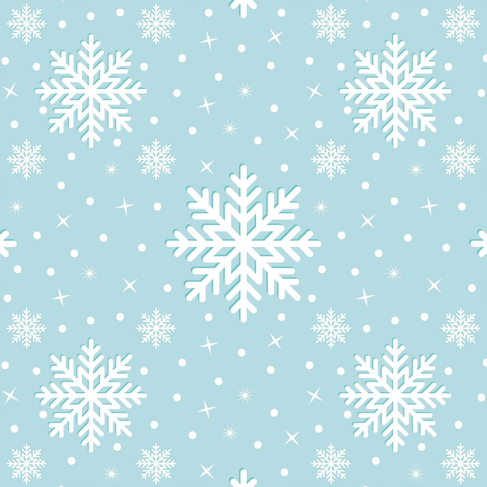 Snowflakes Prosecco Bottle Wrap