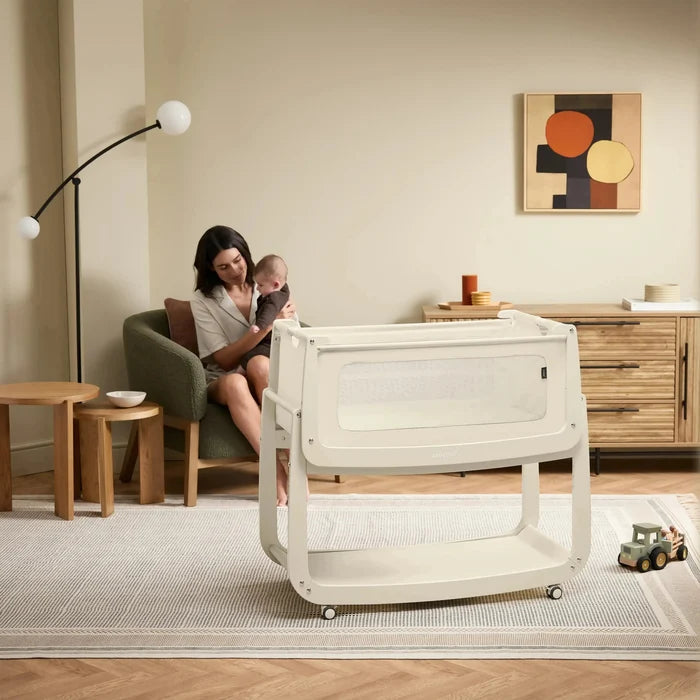 Snuz - SnuzPod5 Bedside Bassinet - Cashmere-Bassinets + Cradles-No - Just the Bassinet-Posh Baby