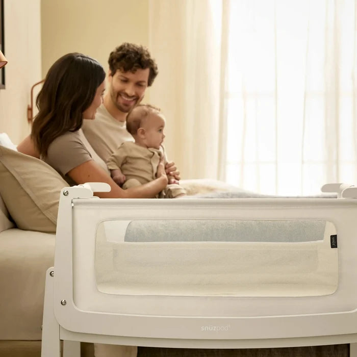 Snuz - SnuzPod5 Bedside Bassinet - Cashmere-Bassinets + Cradles-No - Just the Bassinet-Posh Baby