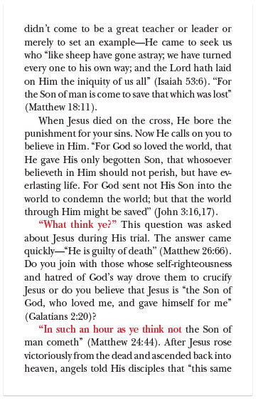 Some Things to Think About (KJV)