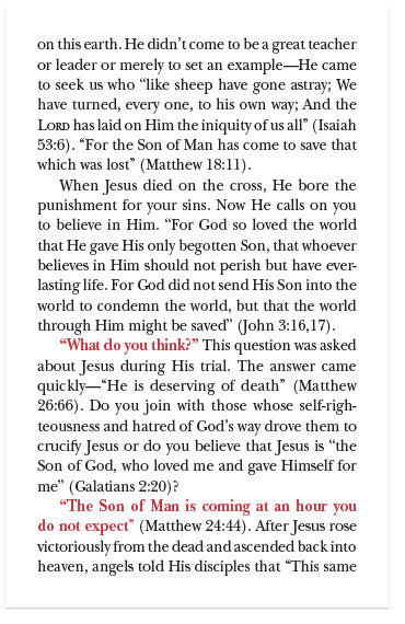 Some Things to Think About (NKJV)