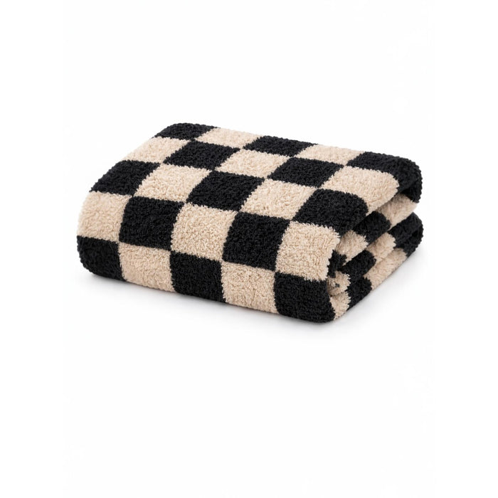 SpearmintLOVE - Phufy® Bliss Checkerboard Blanket - Midnight