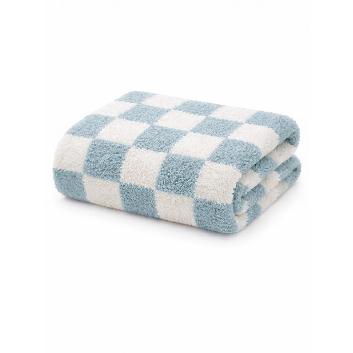 SpearmintLOVE - Phufy® Bliss Checkerboard Blanket - Powder