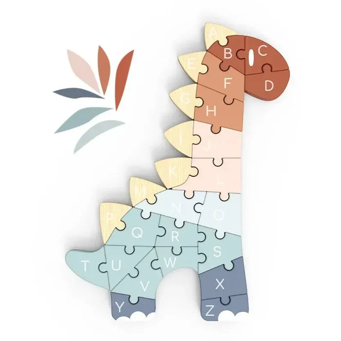 Speedy Monkey - ABC Dino Puzzle-Interactive-Posh Baby