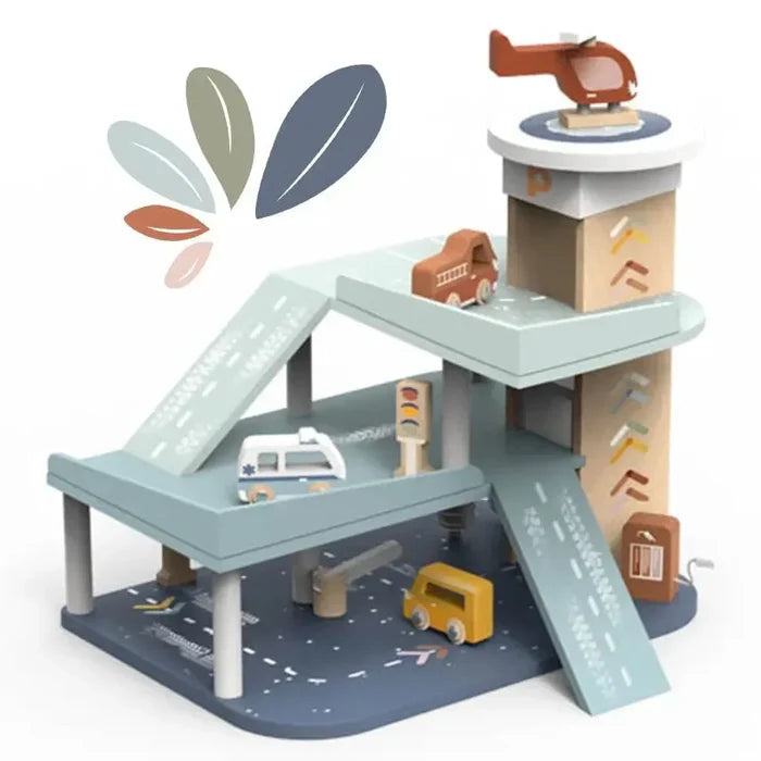 Speedy Monkey - Car Garage-Interactive-Posh Baby