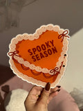 Spooky season cake lash tile