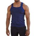 Square Cut G-unit Style Tank Top Navy