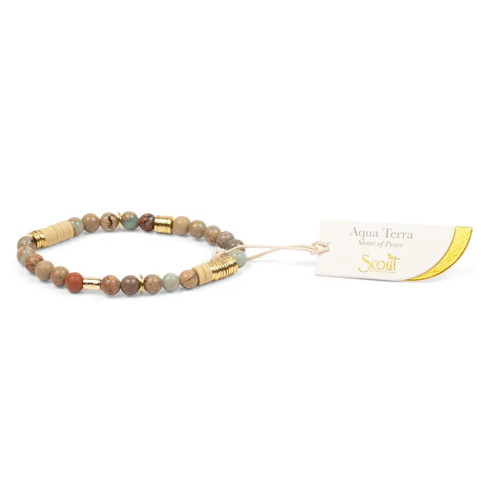 Stacking Bracelet- Aqua Terra - Madison's Niche