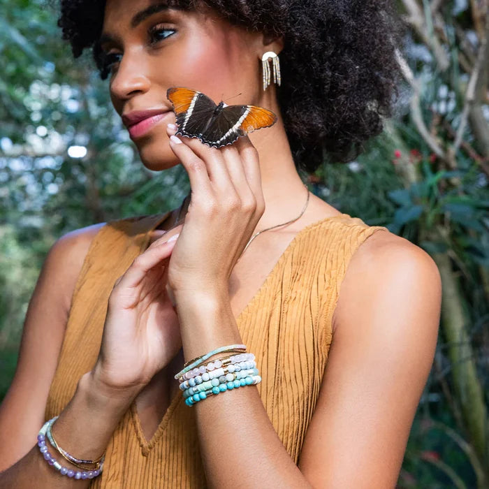 Stacking Bracelet- Aqua Terra - Madison's Niche