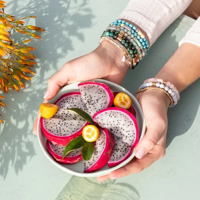 Stacking Bracelet- Aqua Terra - Madison's Niche