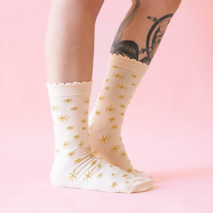 Star Crew Socks