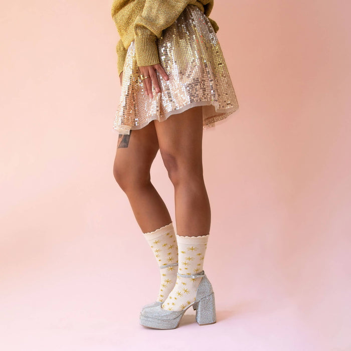 Star Crew Socks