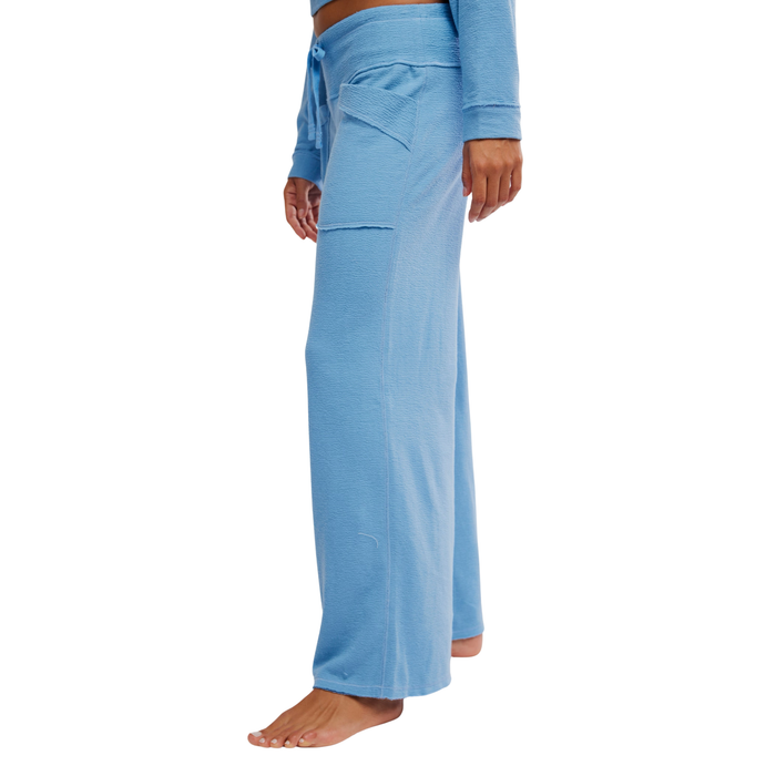 Staycation Lounge Pant in Blissful Blue - Madison's Niche