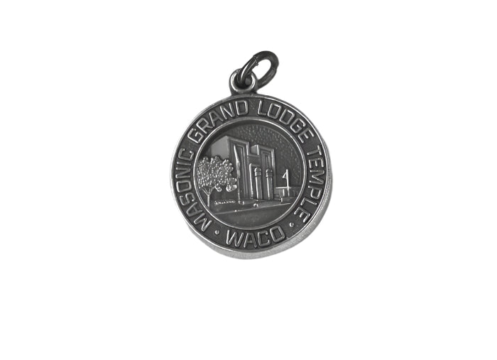 Sterling Silver Grand Lodge of Texas Charm