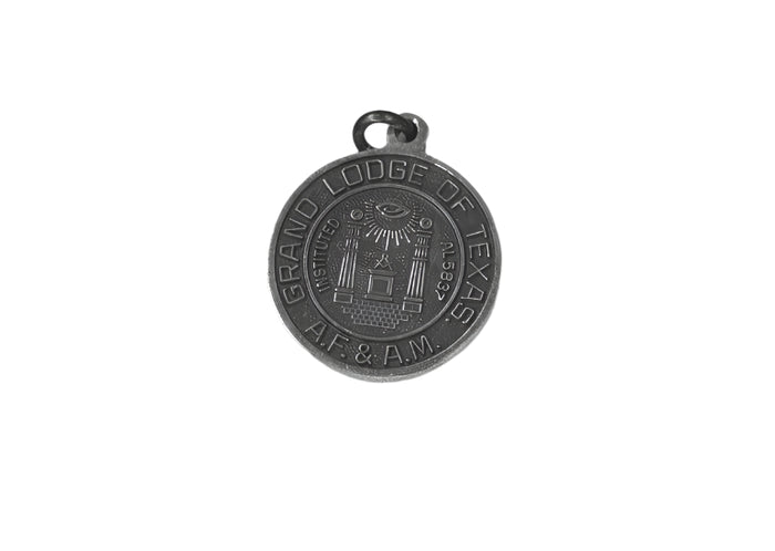 Sterling Silver Grand Lodge of Texas Charm