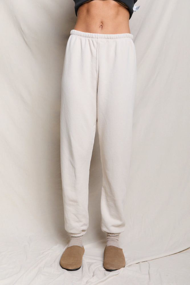 Stevie Fleece Easy Sweatpant - Whitecap Grey