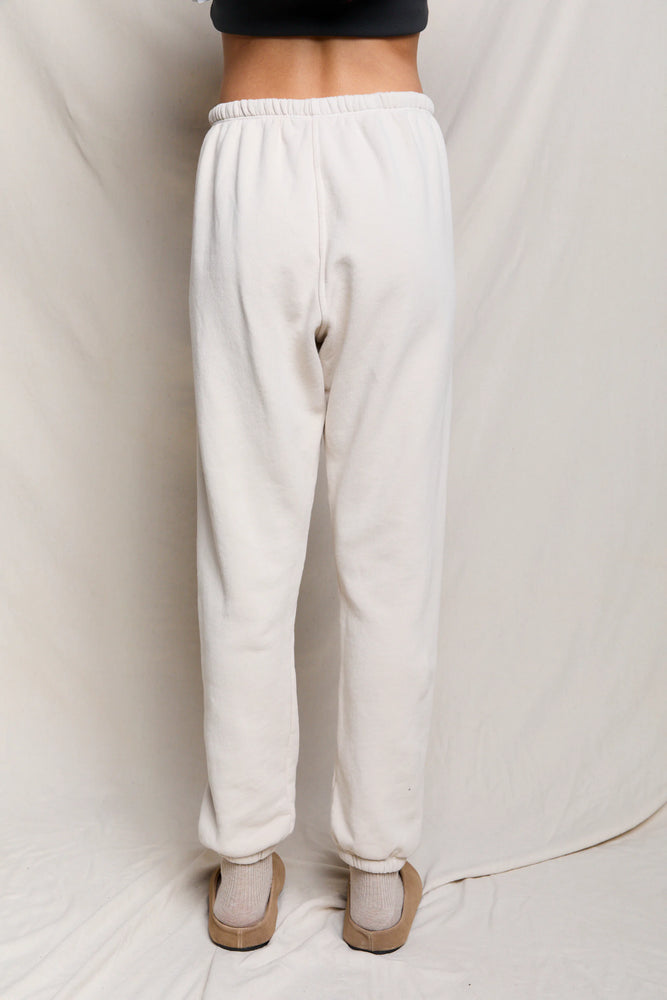 Stevie Fleece Easy Sweatpant - Whitecap Grey