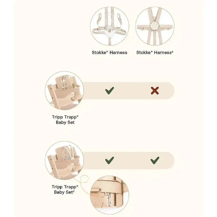 Stokke - Tripp Trapp Baby Set² - Black-Tripp Trapp BabySets-Posh Baby