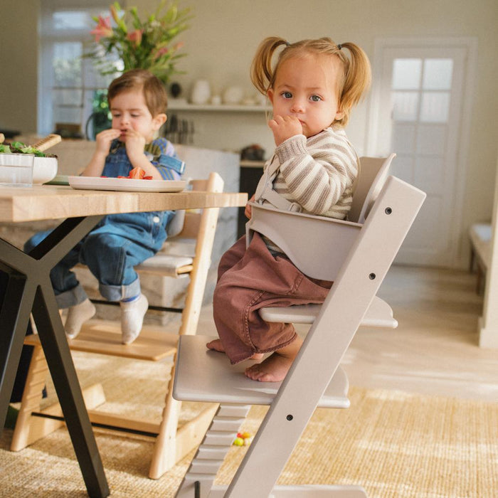 Stokke - Tripp Trapp Baby Set² - Cashmere Grey-Tripp Trapp BabySets-Posh Baby