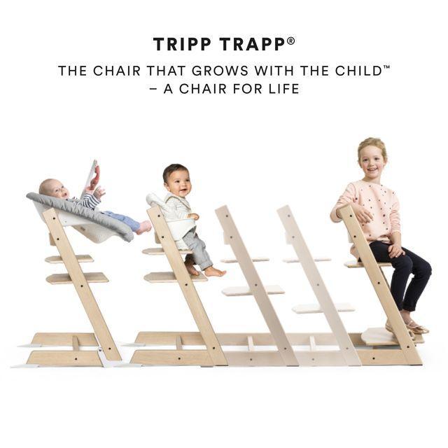 Stokke - Tripp Trapp Chair - Cashmere Grey-Tripp Trapp Chairs-Posh Baby