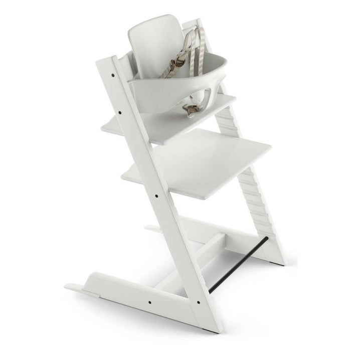 Stokke - Tripp Trapp Chair - White-Tripp Trapp Chairs-Posh Baby