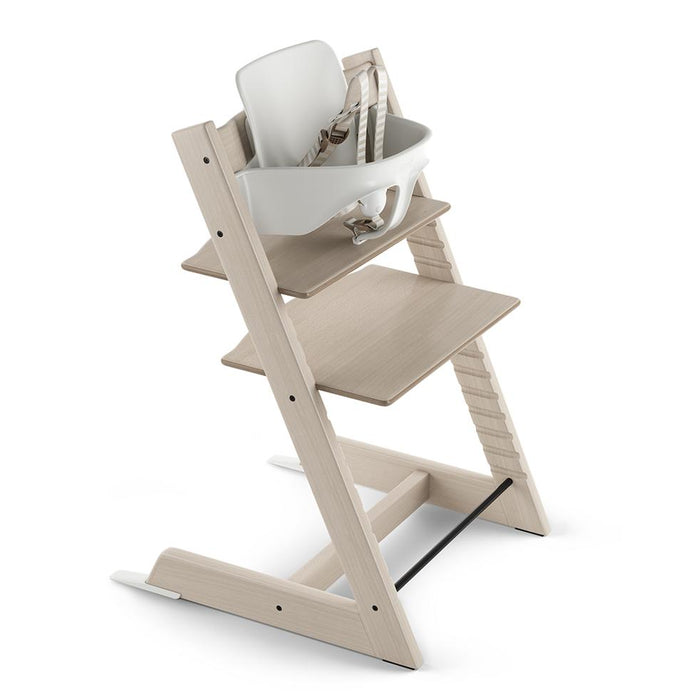 Stokke - Tripp Trapp Chair - Whitewash-Tripp Trapp Chairs-Posh Baby