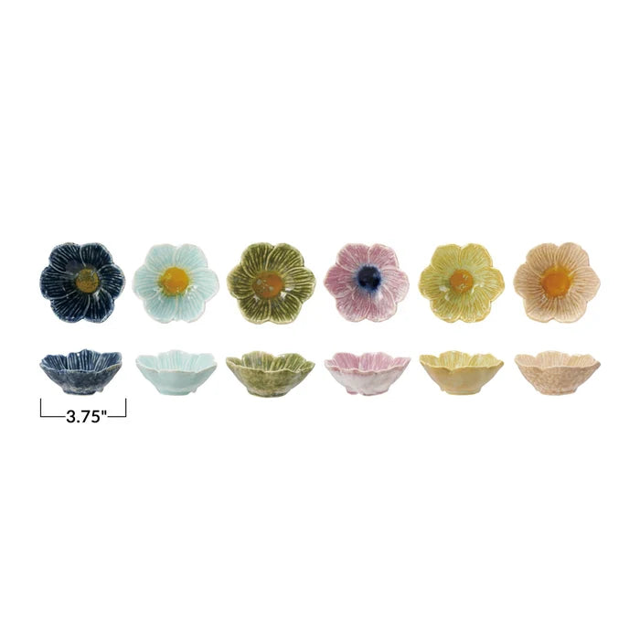 Stoneware Flower Bowl - Madison's Niche