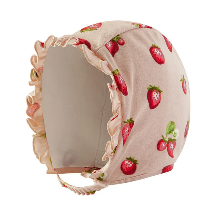 Strawberry Organic Cotton Bonnet