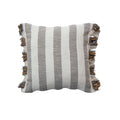 Striped Fringe Pillow - Madison's Niche