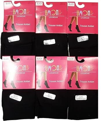 Black trouser ankle socks women nylon spandex