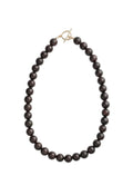 Sun Ray Necklace Garnet Gold 10mm