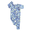 Sweet Bamboo - Convertible Two Way Zipper Romper - Glow Zone-Footies + Rompers (Basic)-Newborn-Posh Baby