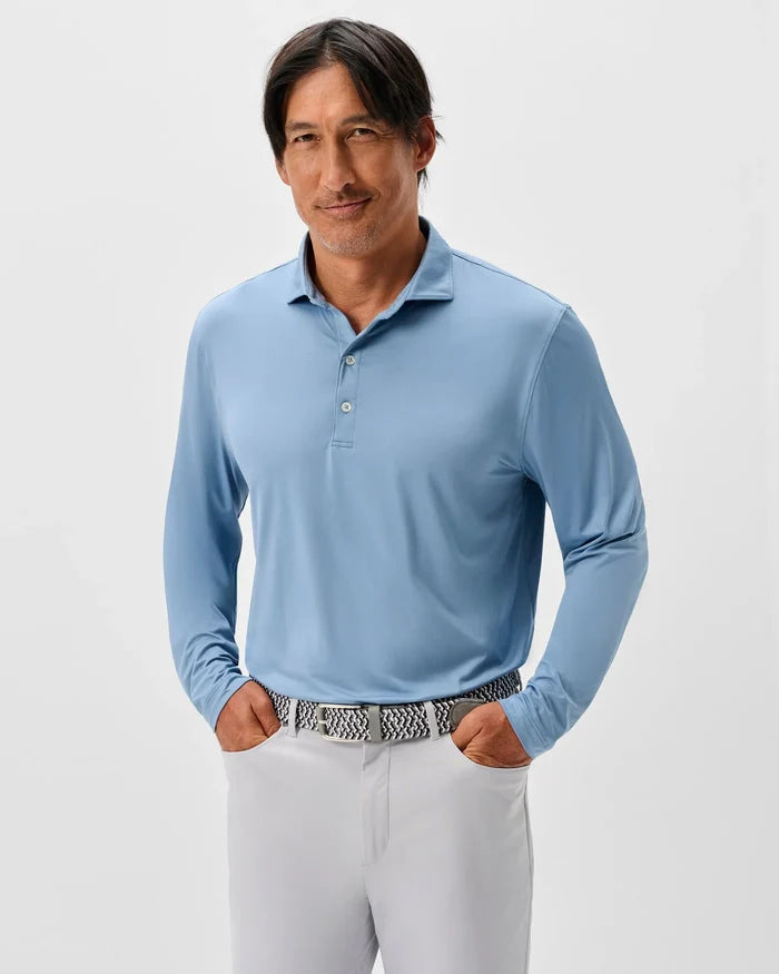 Swing Performance Polo in Carbon Fiber - Madison's Niche