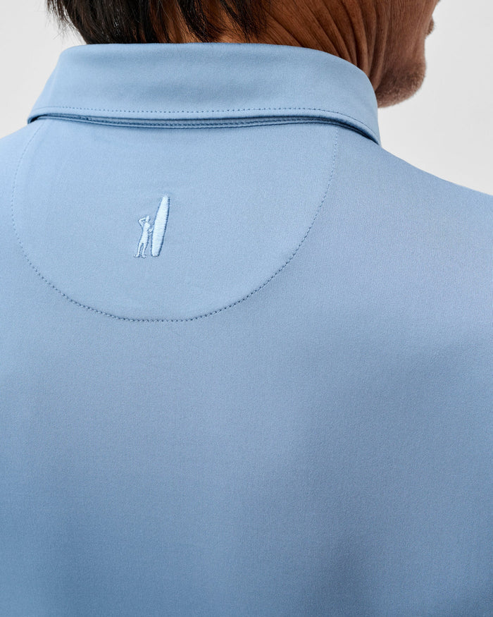 Swing Performance Polo in Carbon Fiber - Madison's Niche