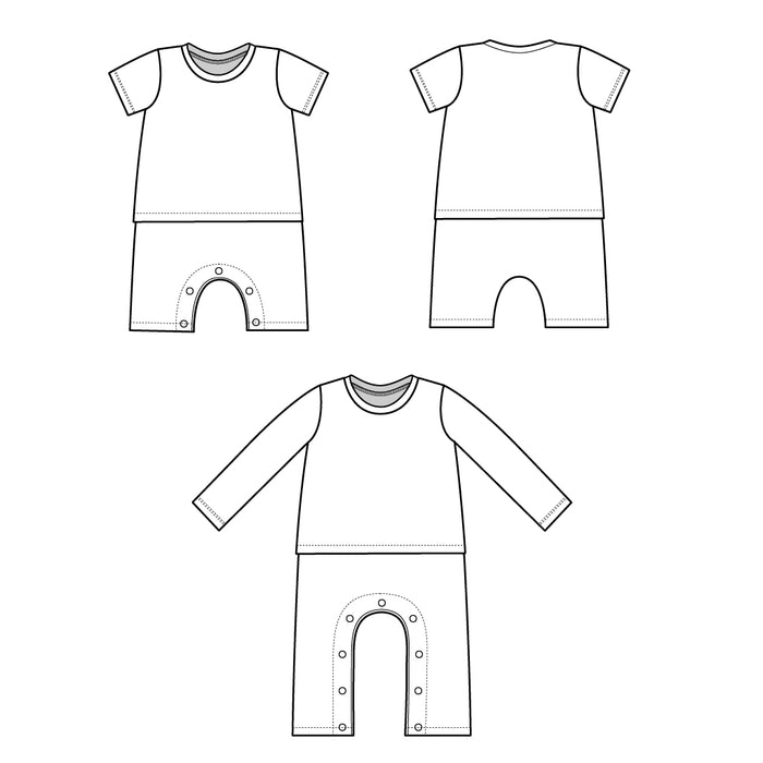 t-shirt one-piece : 118