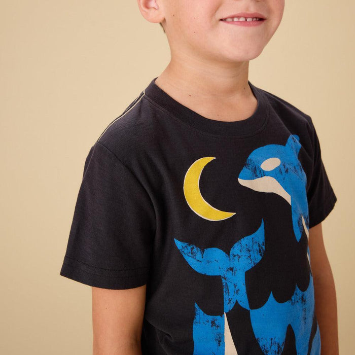 Tea - Graphic Short Sleeve Tee - Miro's Orcas-Short Sleeves-3-6M-Posh Baby