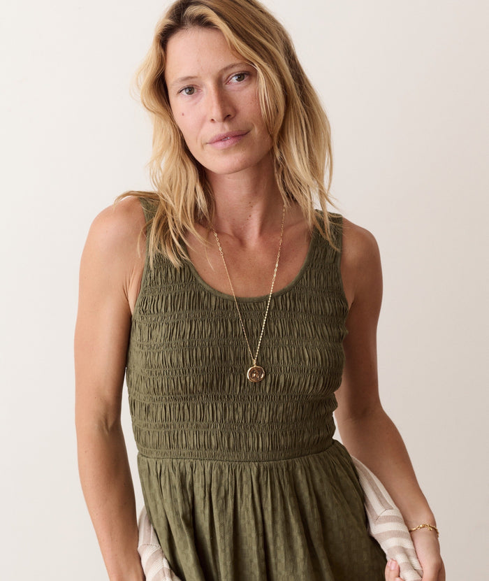 Tessa Midi Dress - Olive