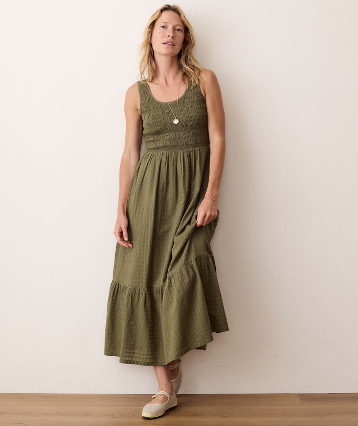 Tessa Midi Dress - Olive