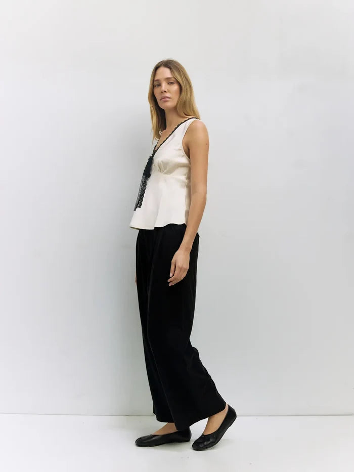 The Aurora Top in Cream - Madison's Niche
