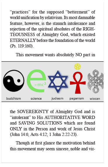 The "Coexist" Delusion (KJV)