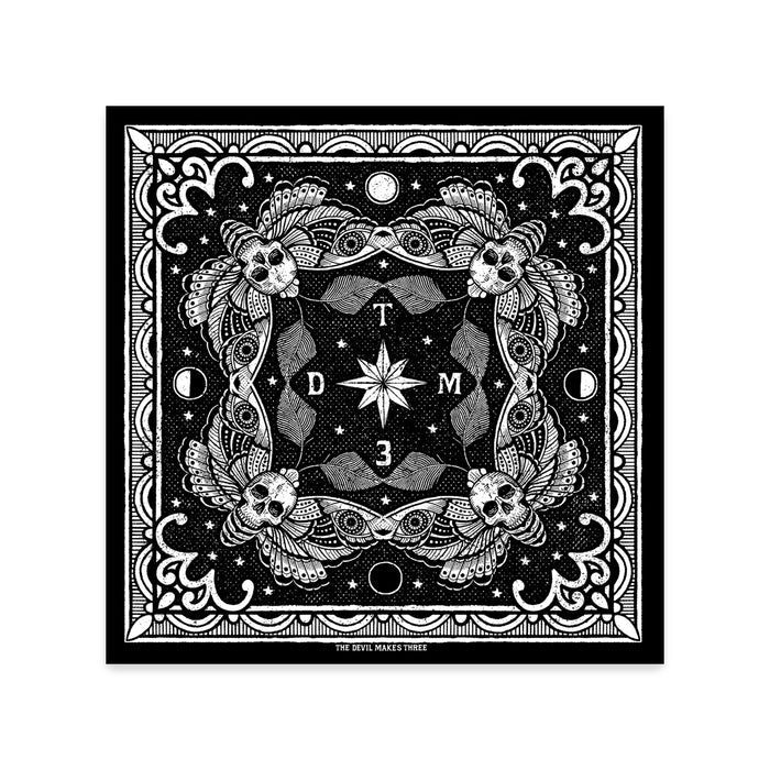 The Devil Makes Three Butterfly Bandana - Bingo Merch